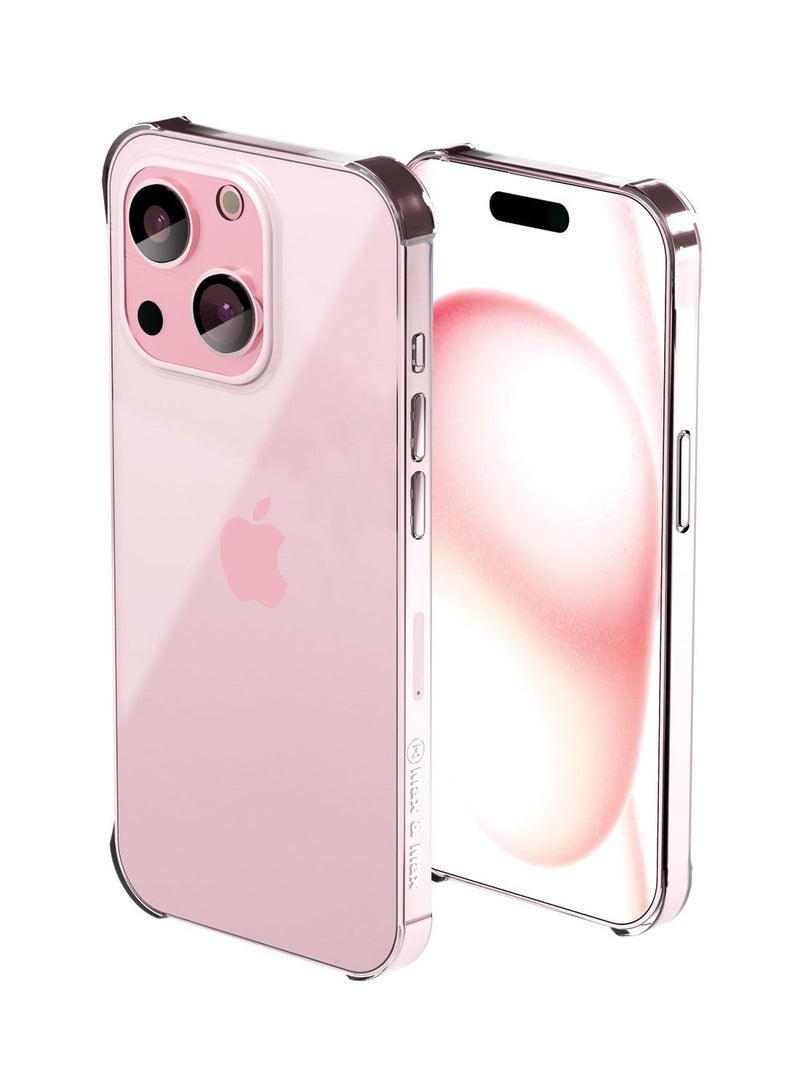 Captaintech iPhone 15  Crystal Clear Case, Anti-Yellowing Anti Scratch, Ultra Slim Transparent Case for iPhone 15 6.1 inch - Image 1