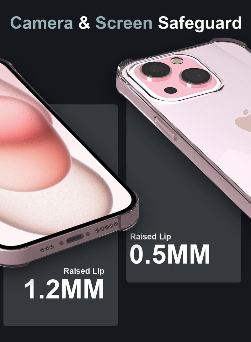 Captaintech iPhone 15  Crystal Clear Case, Anti-Yellowing Anti Scratch, Ultra Slim Transparent Case for iPhone 15 6.1 inch - Image 5