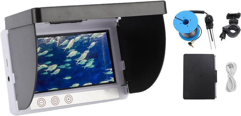 Bewinner Underwater Fishing Camera HD 1080P Wide Angle Fish Finder Camera for Ice Fishing with 98.4ft Cable Storage Bag - Image 5