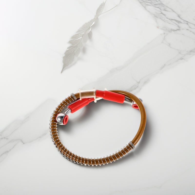 Motorcycle Brake Oil Hose Line Motorbike Brake Line Oil Pipe Flexible Brake Tube Oil Pipe Motorcycle Part Scooter Brake Oil Hose - Image 4