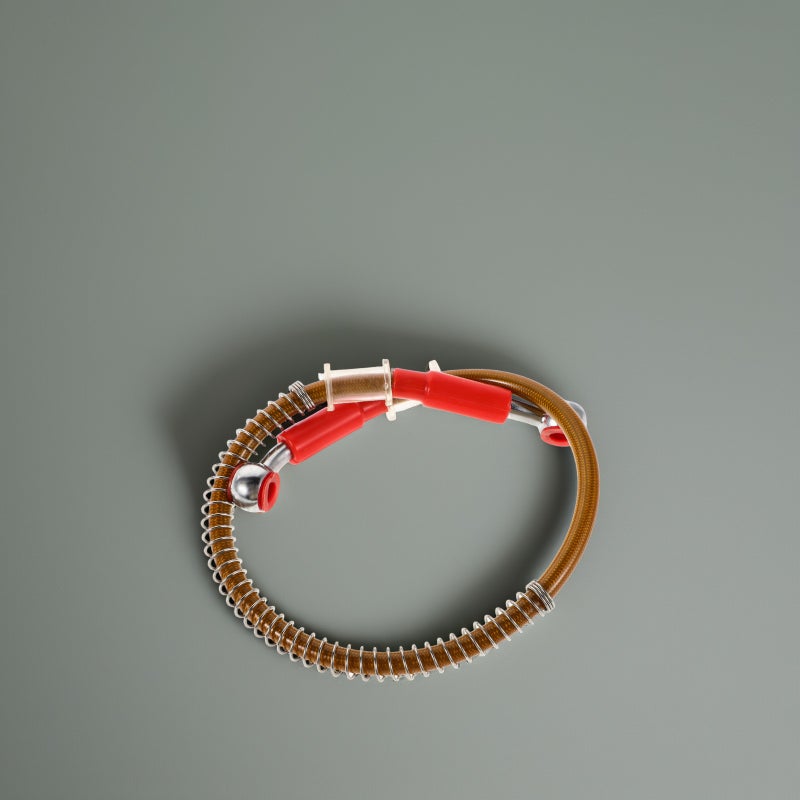 Motorcycle Brake Oil Hose Line Motorbike Brake Line Oil Pipe Flexible Brake Tube Oil Pipe Motorcycle Part Scooter Brake Oil Hose - Image 3