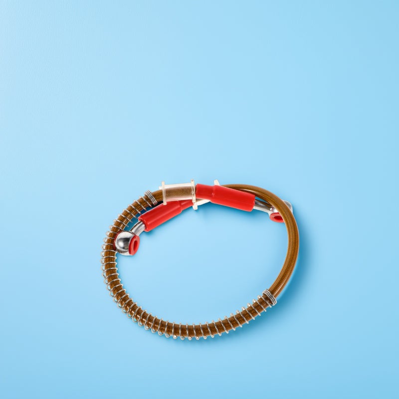 Motorcycle Brake Oil Hose Line Motorbike Brake Line Oil Pipe Flexible Brake Tube Oil Pipe Motorcycle Part Scooter Brake Oil Hose - Image 2