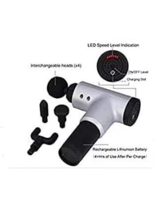 جهاز تدليك عضلي محمول قابل لإعادة الشحن KH-320 - تدليك عميق للعضلات وعلاج الاهتزاز للعناية بالجسم - Image 3