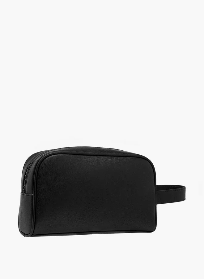 DUCHINI Men's Textured Pouch with Zip Closure