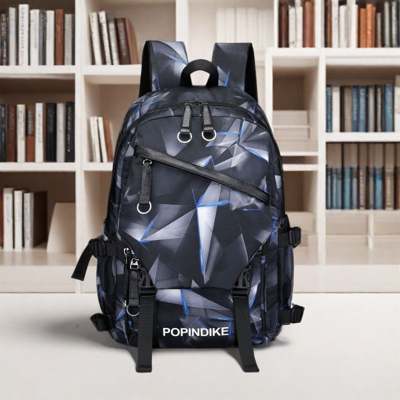 Schoolbags For Men, Elementary School, Junior High School, High School, University, Lightweight, Fashionable, Trendy Schoolbags, Large-Capacity Backpacks, Casual Backpacks - Image 3