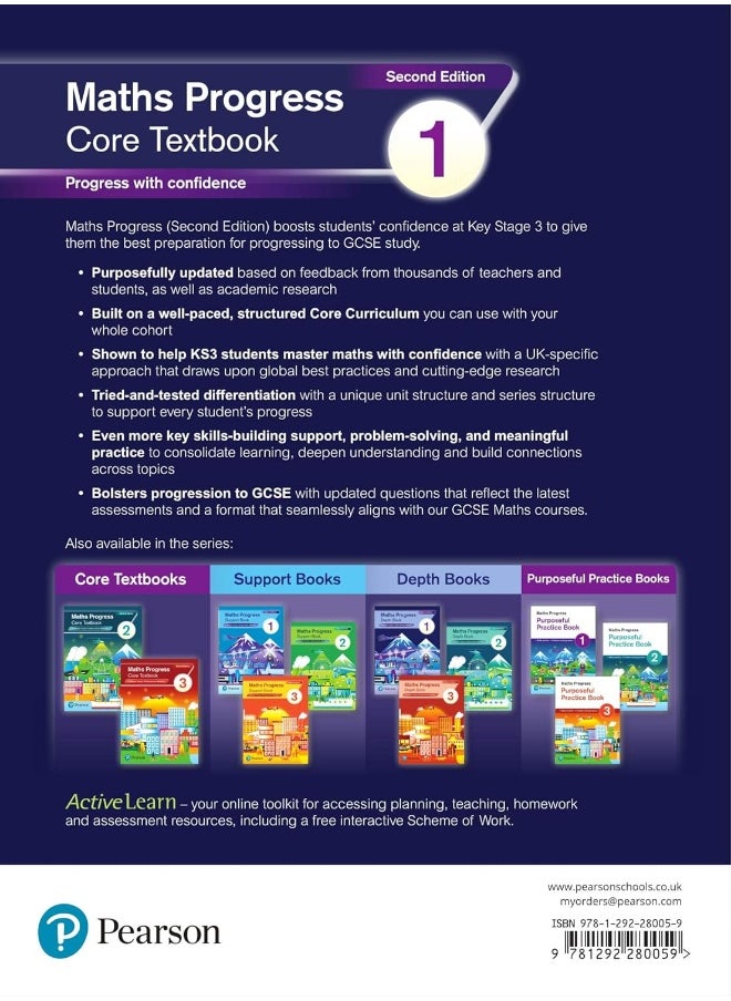 null - Maths Progress Second Edition Core Textbook 1: - Image 1