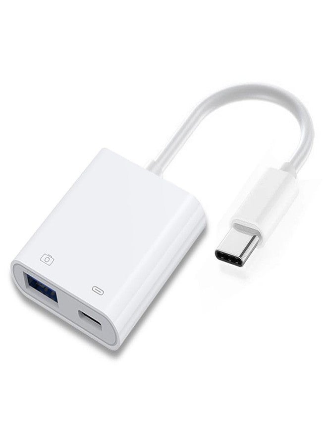 chenyang 2 in 1 USB C to USB 3.0 Socket OTG Adapter with PD 24W Charge for Laptop Tablet Phone - Image 1