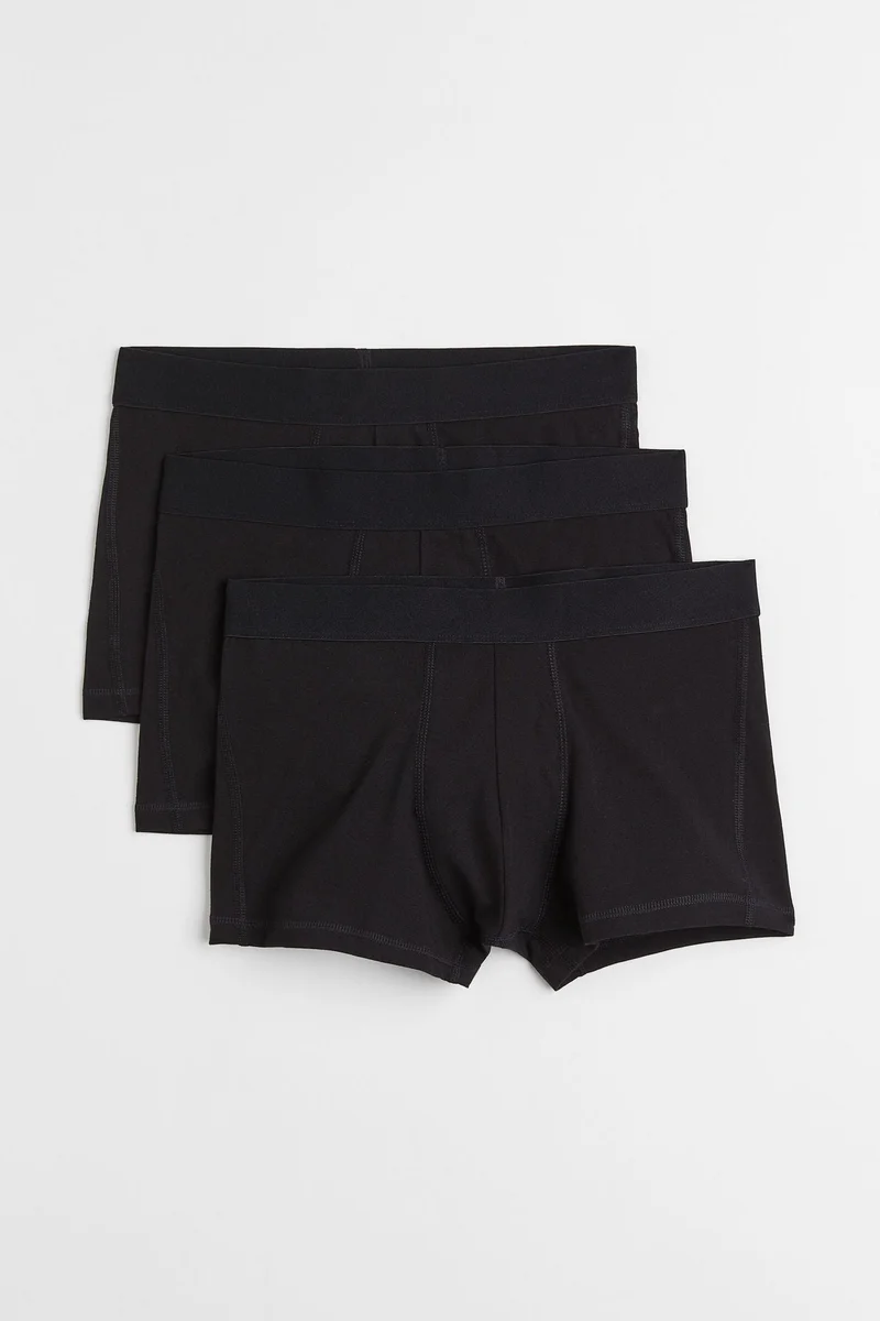 H&M  3-pack Xtra Life™ short trunks for Men | Best Price UAE