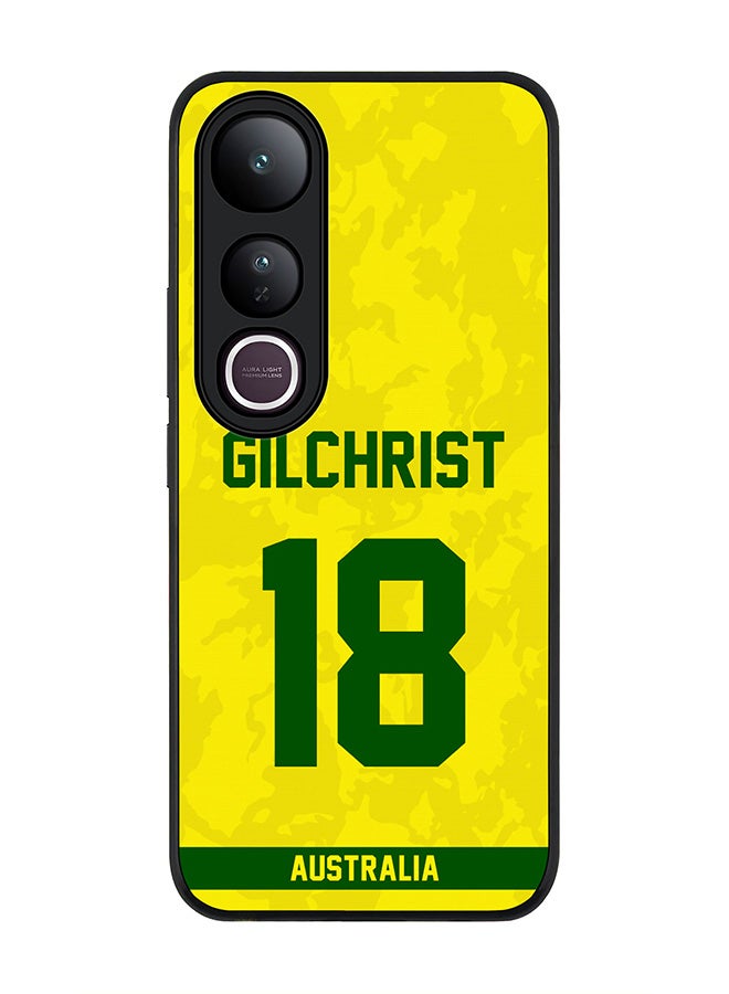 Stylizedd For vivo V50 Lite Case,Slim fit Camera Protection, Shockproof Thin Phone cover  - Australia Adam Gilchrist, Jersey No 18