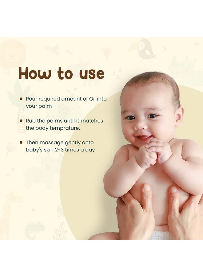 Mother Sparsh Cold Pressed Coconut Oil For Baby Massage, Skin & Hair Care | 100% Natural Baby Oil For New Born | 200Ml - Image 4