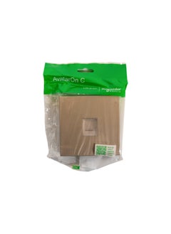 Schneider Electric Avataron C Data Socket Cover Without Module E8731RJSC_WG, 1 Gang, Wine Gold RJ45
