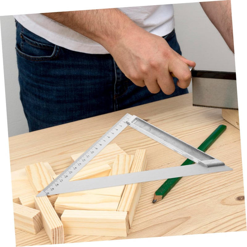 Digital Angle Ruler 90 Degree Geometry Aluminum Triangle Ruler for Framing Drafting - Image 5