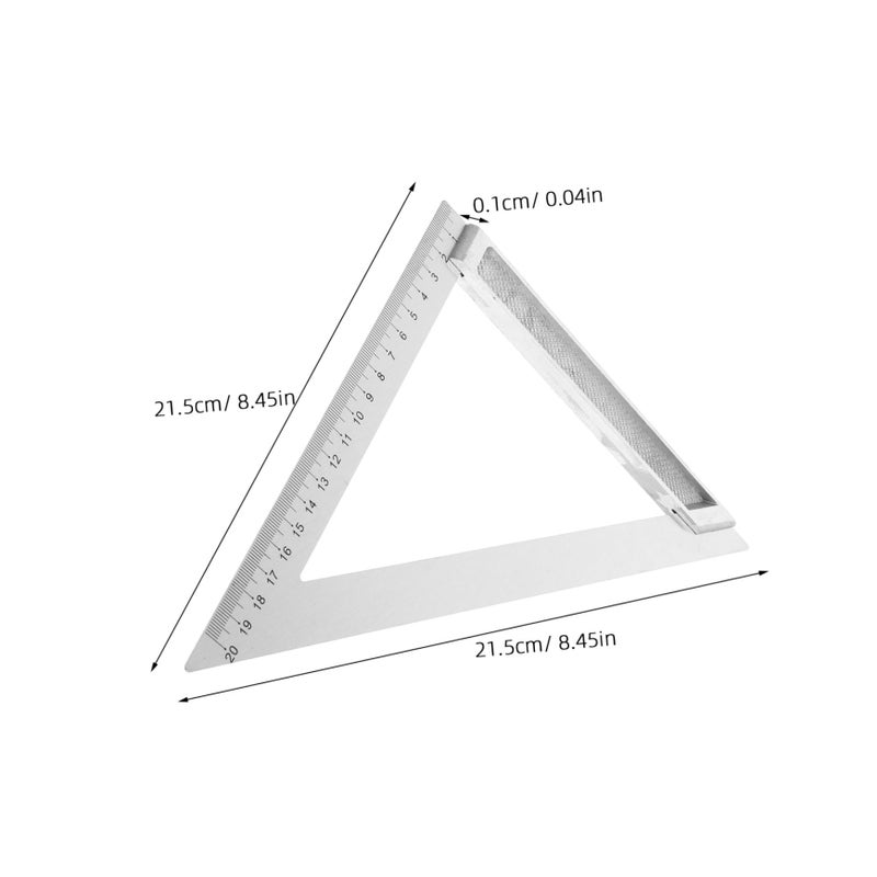 Digital Angle Ruler 90 Degree Geometry Aluminum Triangle Ruler for Framing Drafting - Image 3