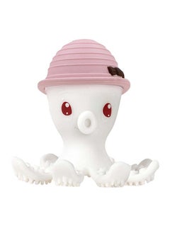 Mombella Octopus Teether Toy | Multi-Textured Silicone Teething Aid | Freezer-Friendly | Whistle Sound | Safe for 3-6 Months | Product Dimensions: 9.2 x 9.2 x 9.2 cm  - Image 1