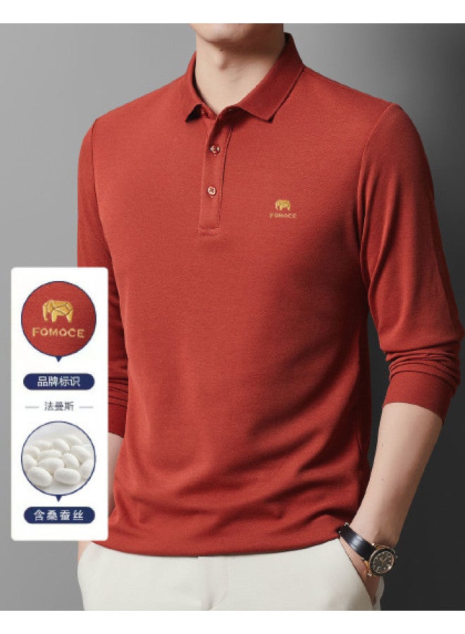 Fomoce spring Men's Business Polo Shirt - Image 1
