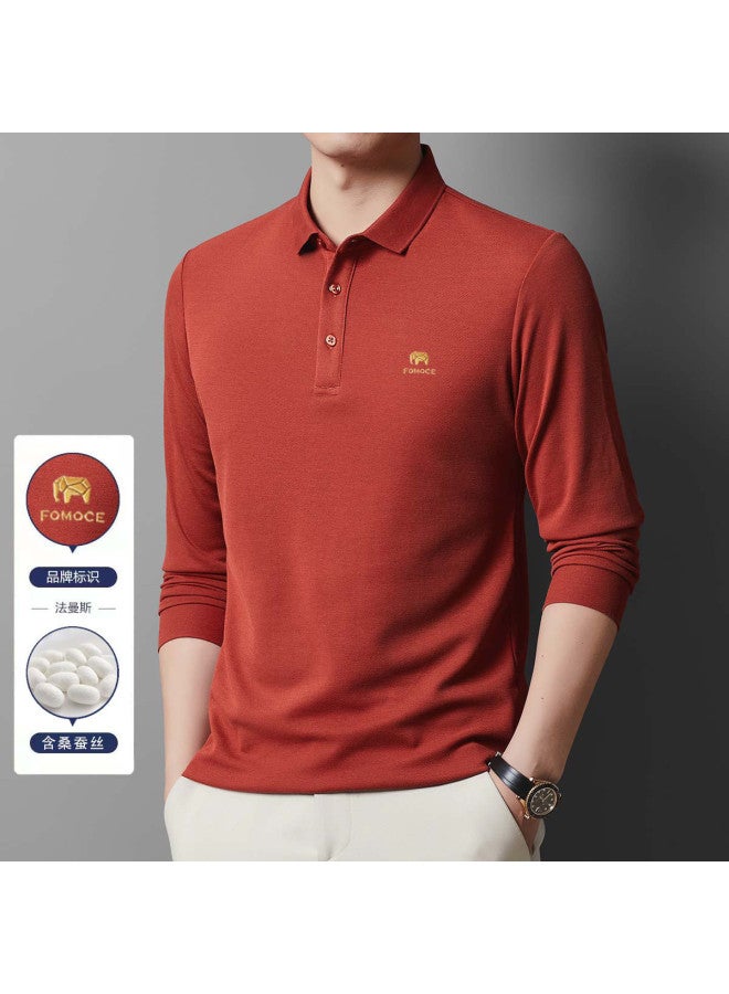 Fomoce spring Men's Business Polo Shirt - Image 2