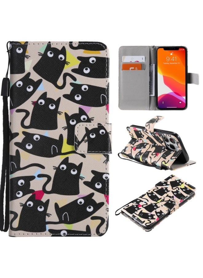 Generic - For Iphone15 14 13 12 11 PRO MAX X XR 876P S21 S20 Painted Leather Case-Color:Cat Ears-Applicable Model:For SamsungS20 FE/S20 LITE/S20 FE 2022 - Image 1