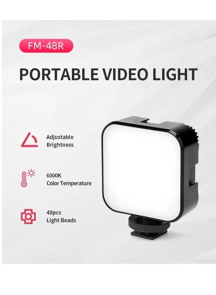 Jmary FM-48 Mini Portable Video Fill Light Black - Image 3