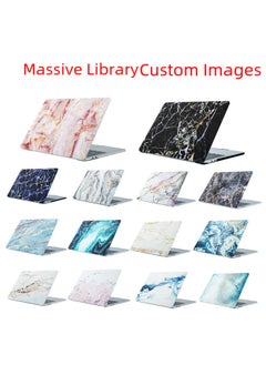 Generic For Apple Notebook Protective Case Macbook Protective Case Air Pro Painted Color Marble Case-Color:DDC-013-Applicable Model:13.3Air A1932/A2179/A2337  - Image 2