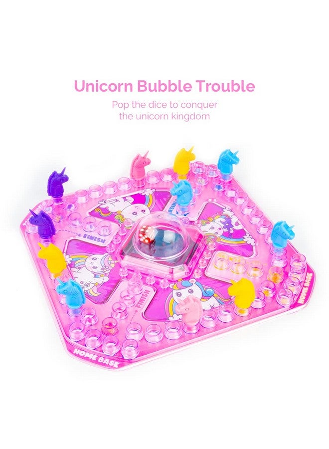 راتاناز لعبة لوحية RATNA Unicorn Bubble Trouble Dice Roller للأطفال من سن 4 سنوات فما فوق | عبوة من قطعة واحدة، متعددة الألوان - Image 4