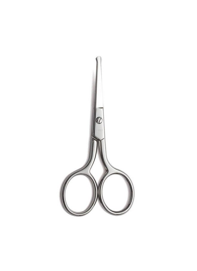 LIVINGO LIVINGO Premium Manicure Rounded Tip Scissors Multi-purpose Stainless Steel Cuticle Pedicure Beauty Grooming Kit for Nail, Eyebrow, Eyelash, Dry Skin, Nose Hair 3.5 inch  - Image 1