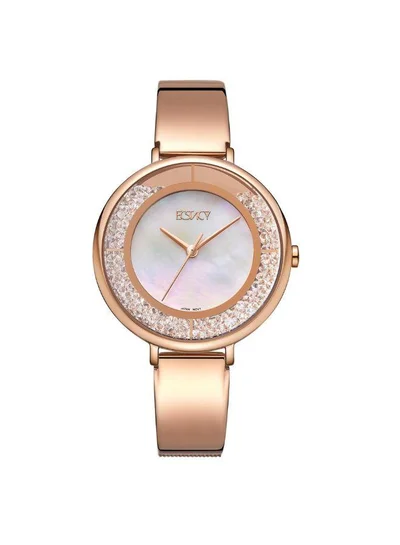 ECSTACY Women's Stainless Steel Analog Watch E23501-RBKM - 35.5 mm