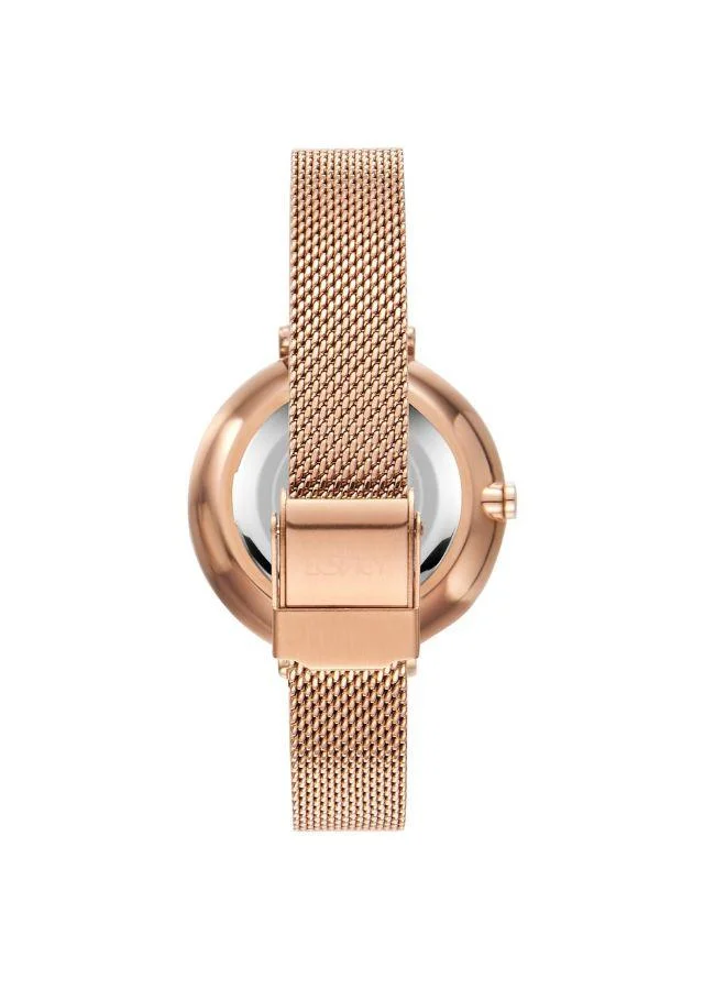 ECSTACY Women's Stainless Steel Analog Watch E23501-RBKM - 35.5 mm