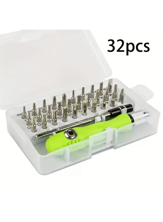 32 In 1 Precision Screwdriver Set Mini Magnetic Cross Flat Head Screwdriver For Repairing Cars Furniture Smart Phones Cameras And Small Tools - Image 3