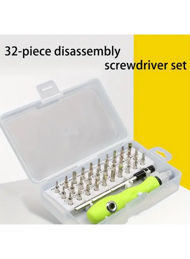 32 In 1 Precision Screwdriver Set Mini Magnetic Cross Flat Head Screwdriver For Repairing Cars Furniture Smart Phones Cameras And Small Tools - Image 4