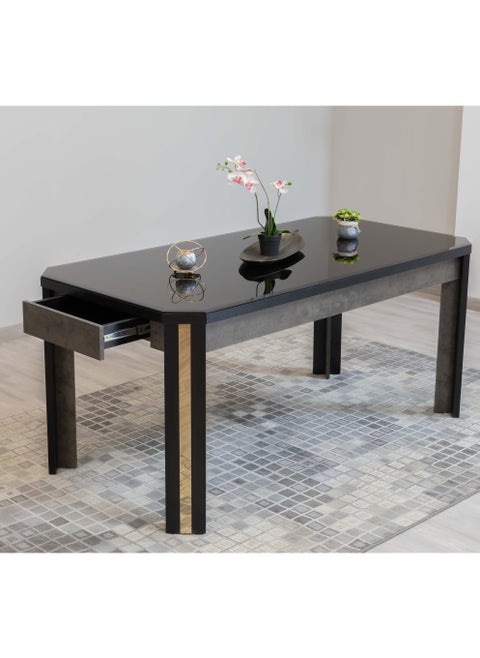طاولة طعام متعددة الألوان MDF 180W80Lx80H.
