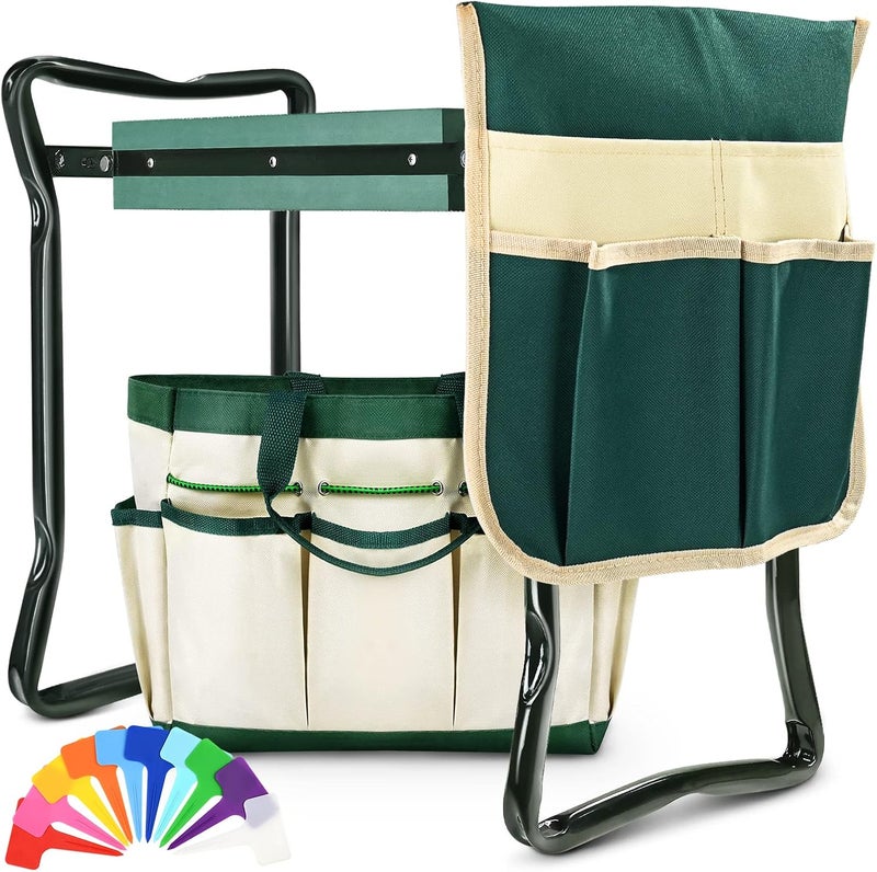 KVR Garden Bench for Kneeling and Sitting Foldable Garden Kneeler and Seat Heavy Duty,Gardner Gifts Ideas for Women Mom Grandma - Image 1