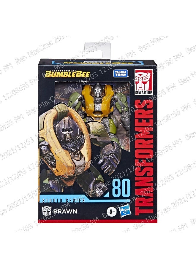 TRANSFORMERS Toys Studio Series 80 Deluxe Class Bumblebee Brawn Action Figure - Image 1