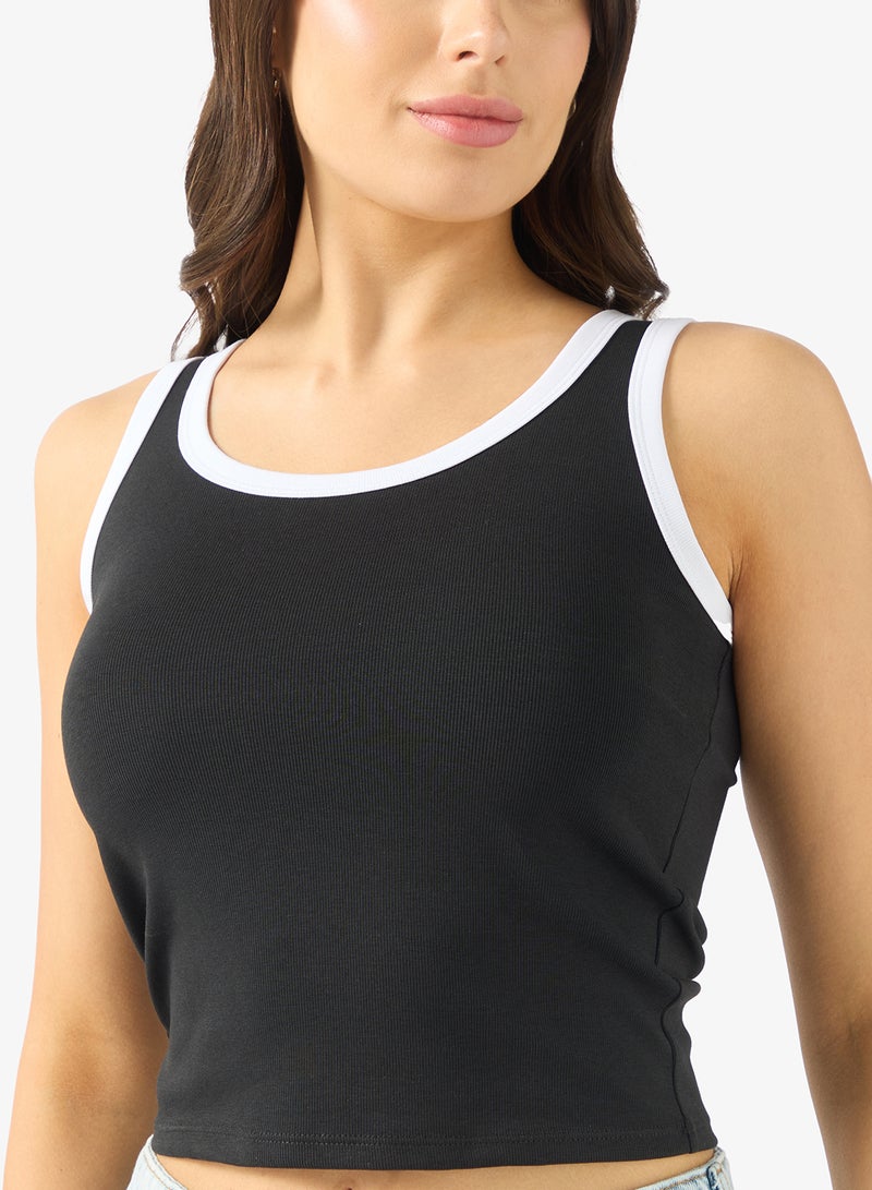 انتا سترة رياضية كلاسيكية سوداء - Image 3