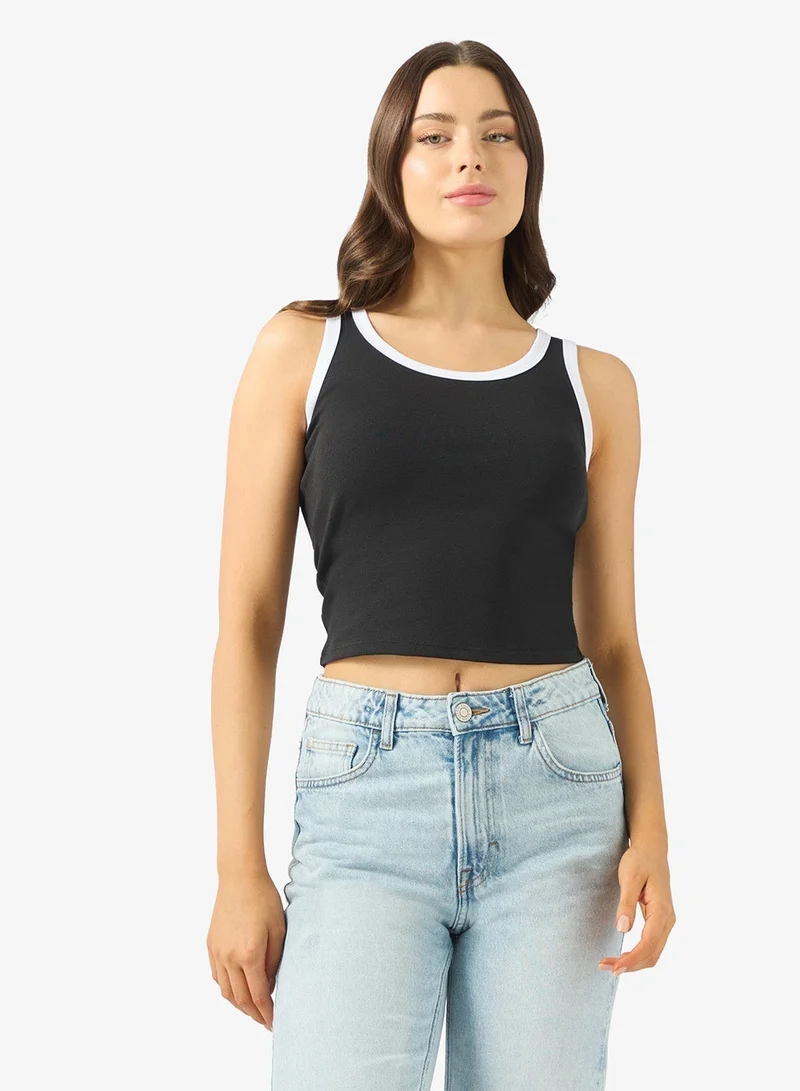 ANTA Women’s Cotton Blend Tank Top – Slim Fit & Breathable Everyday Essential