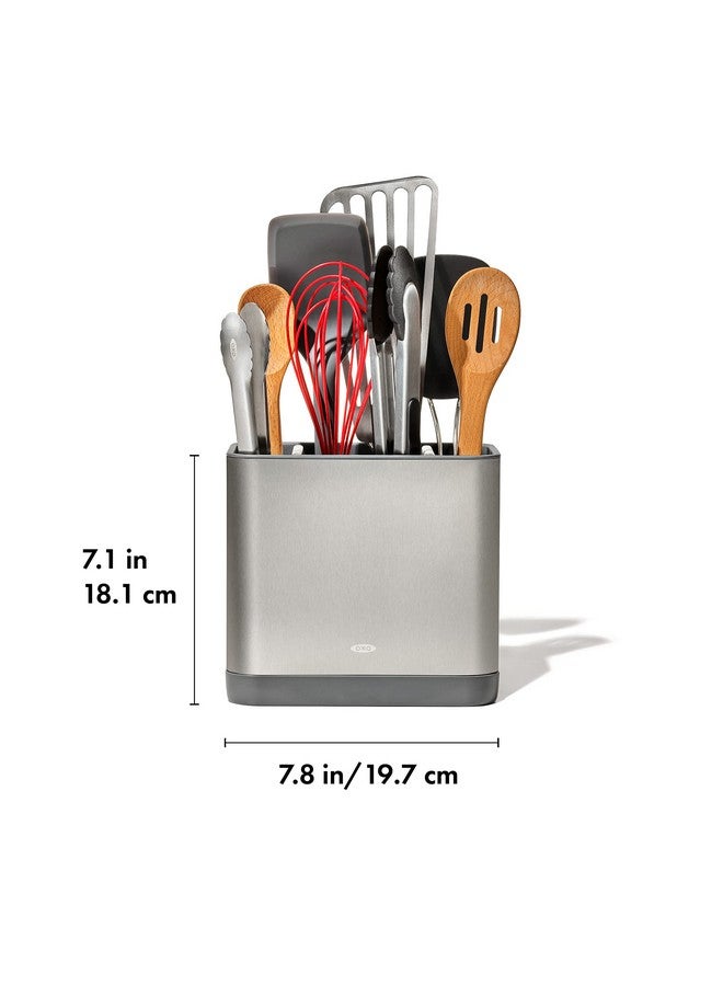 OXO OXO Good Grips Adjustable Stainless Steel Organizer, Large Utensil Holder  - Image 2