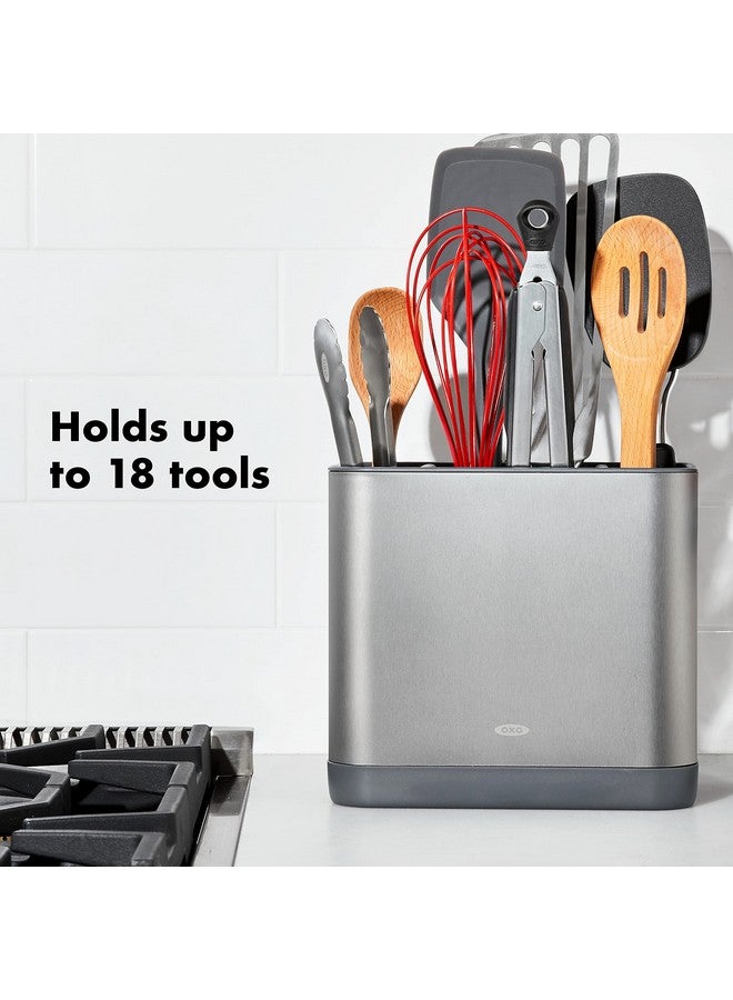 OXO OXO Good Grips Adjustable Stainless Steel Organizer, Large Utensil Holder  - Image 4