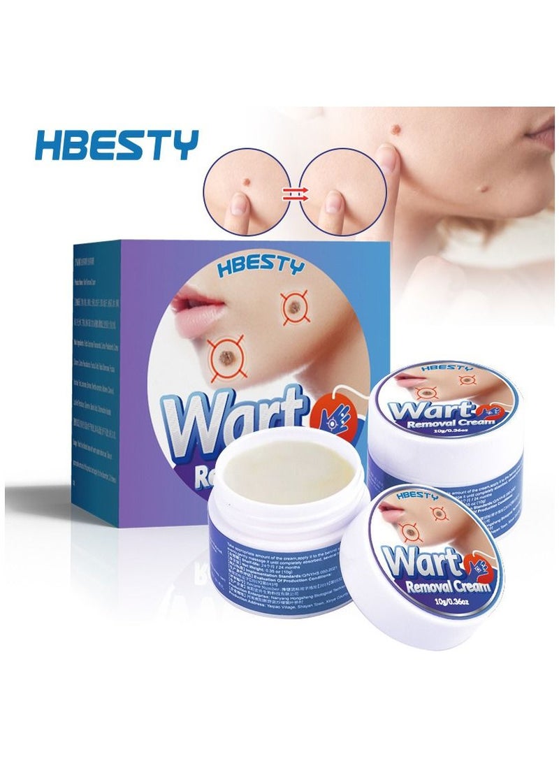 HBESTY - 2 Pieces Wart Removal Cream Quick & Safe Removal Of Verruca Removing Against Wart Corn & Callus Suitable For All Body Parts Remove Safe and Rapid Removal of Verruca Unisex - Image 1