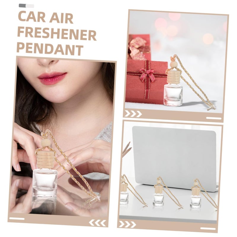Empty Transparent Car Air Freshener Diffuser Pendant 5 Pack For Home Office Decor - Image 5