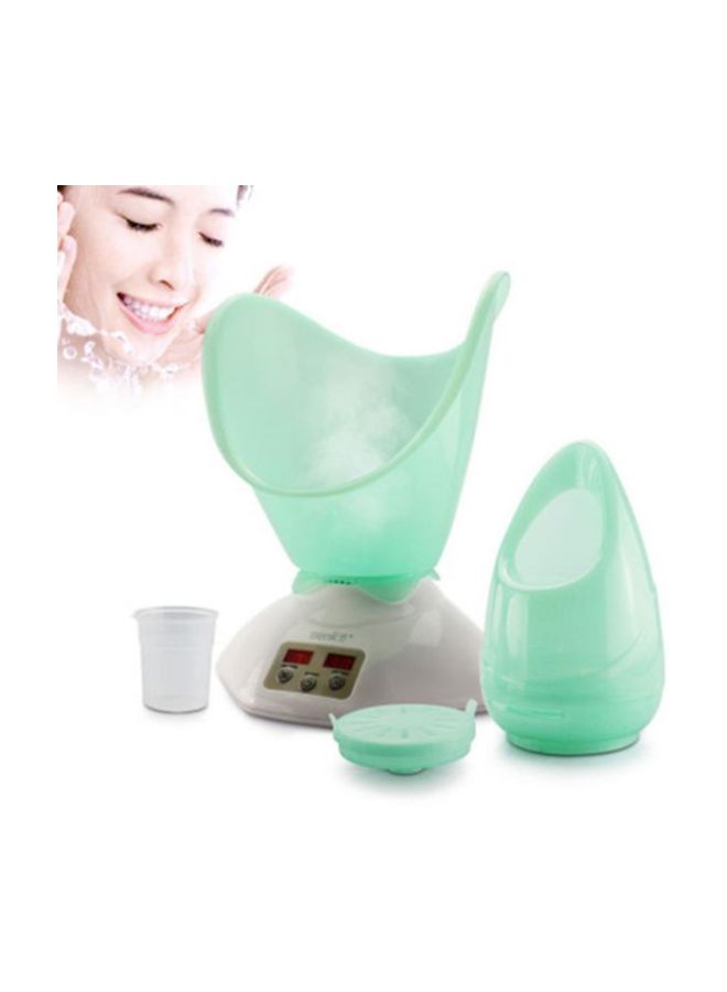 Electric Sauna Face Steamer Green/White - Image 2