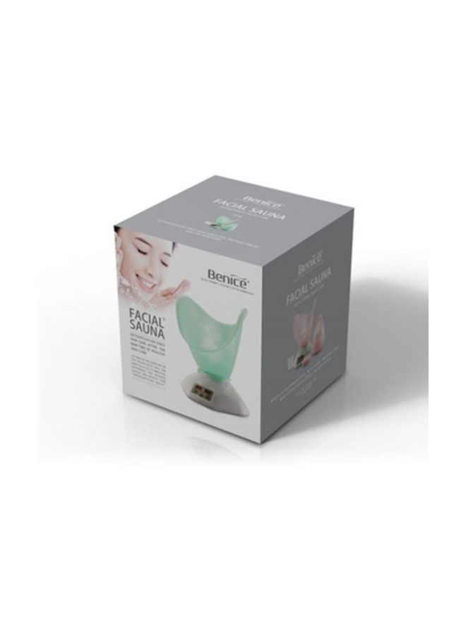 Electric Sauna Face Steamer Green/White - Image 5