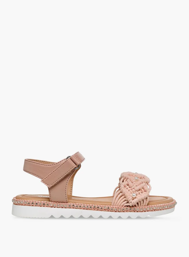 Girls Hook and Loop Sandals