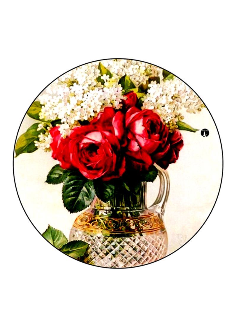 RKN Flowers Printed Mouse Pad Multicolour