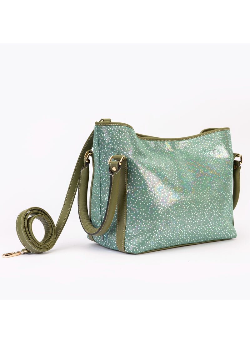 JLine - Dots women's handbag made of scratch-resistant German leather, one-year warranty against manufacturing defects - Image 1