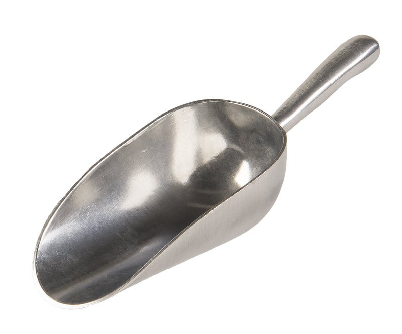 Update International (AS-12) 12 oz Aluminum Scoop - Image 1