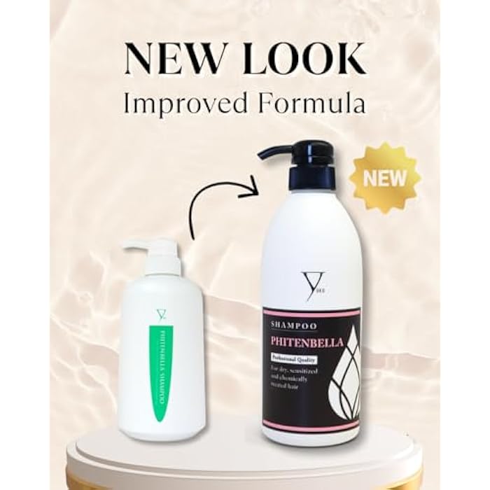 Yuko Phiten Bella Shampoo – Protein & Collagen, Lightweight Cleanse for Fine, Thin & Damaged Hair, Sulfate-Free, Color-Safe - Image 3