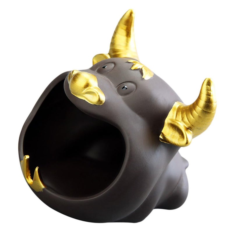 Cartoon Cow Ashtray Unique Butt Container Decorative Home Desktop Display Gift - Image 2