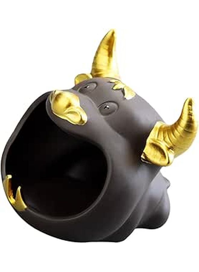 Cartoon Cow Ashtray Unique Butt Container Decorative Home Desktop Display Gift - Image 1