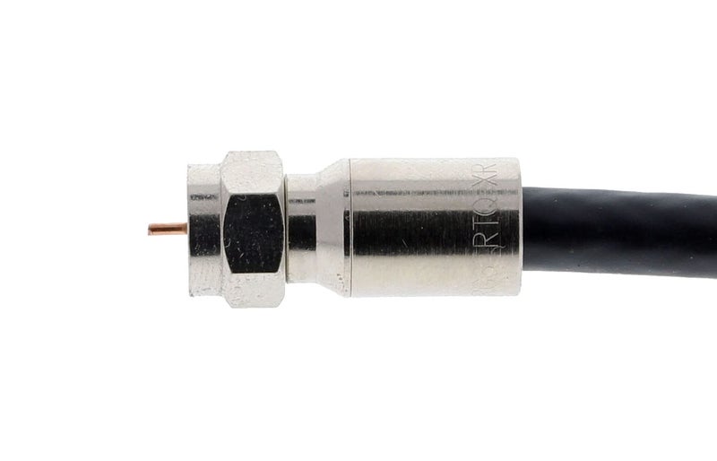IDEAL Electrical 92-656 RTQ XR RG-6 F Compression Connectors, Male F Connectors for Cable and Satellite Applications, 100 Connectors, Jar - Image 3