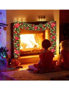 Beauenty 2.7m/9f Decorations Artificial Indoor, Artificial Garland Decoration, Outdoor Garland, for Stairs, Fireplace, Door  - Image 5