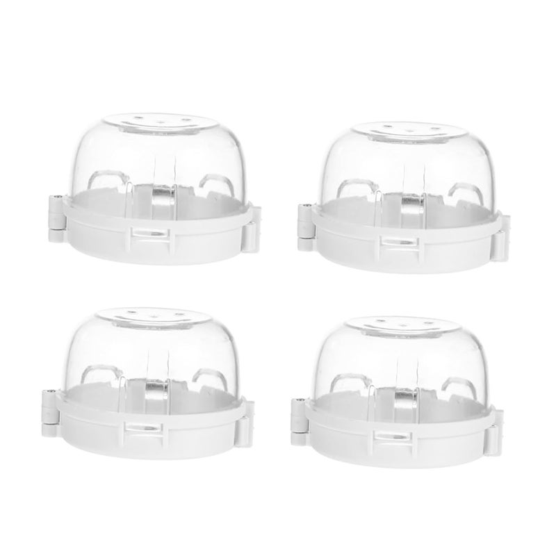 TOYANDONA 4Pcs Gas Knob Protection Cover for Safe Kitchen Stove Knob Safety Guard Durable and Easy to Install Prevents Accidental Activation of Gas Stove Oven - Image 1